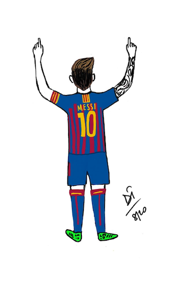 Lionel Messi by Dhaval Thanki