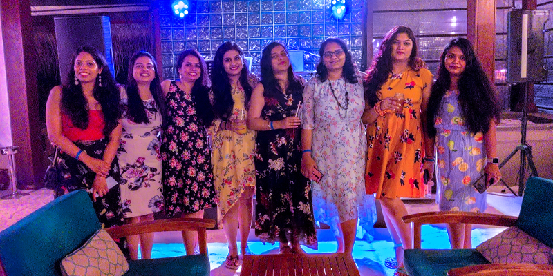 Priyanka Bhardwaj (2nd from right) with the Women Power at LogiNext 
