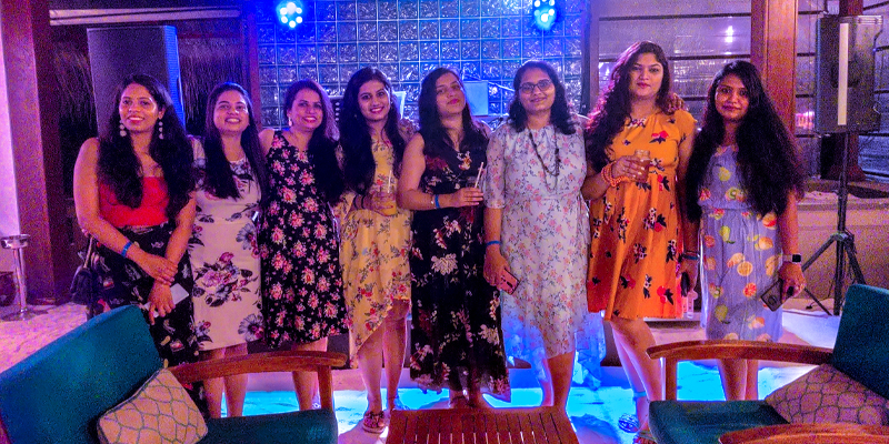 Priyanka Bhardwaj (2nd from right) with the Women Power at LogiNext