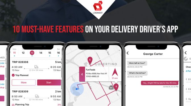 10 must-have features on your delivery driver’s app