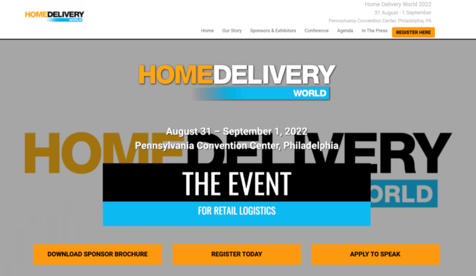 Home Delivery World Event