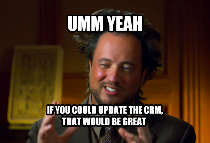 CRM integration meme