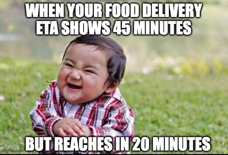 joy of real time ETA meme