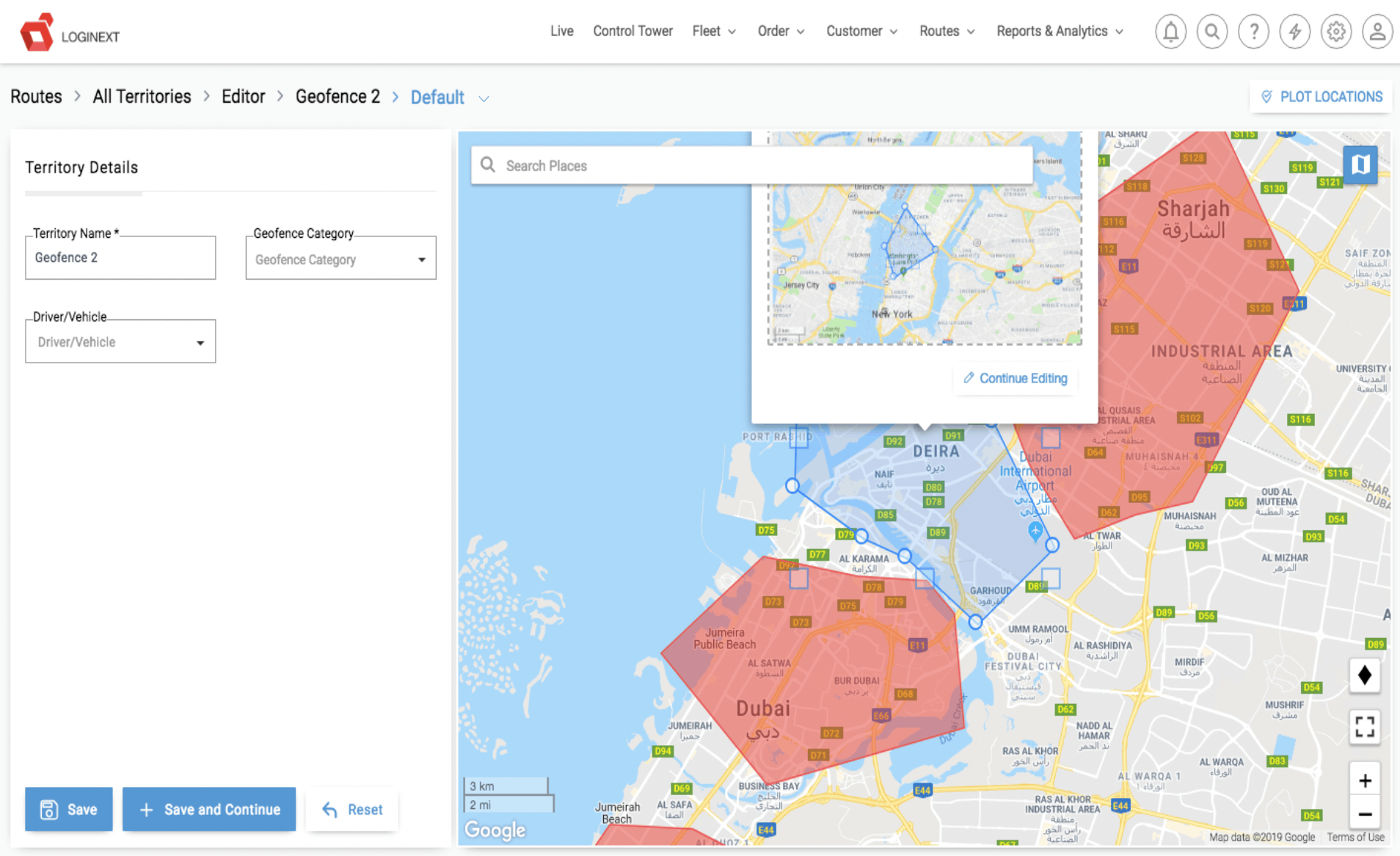 Geofencing- Logistics Management Software Feature