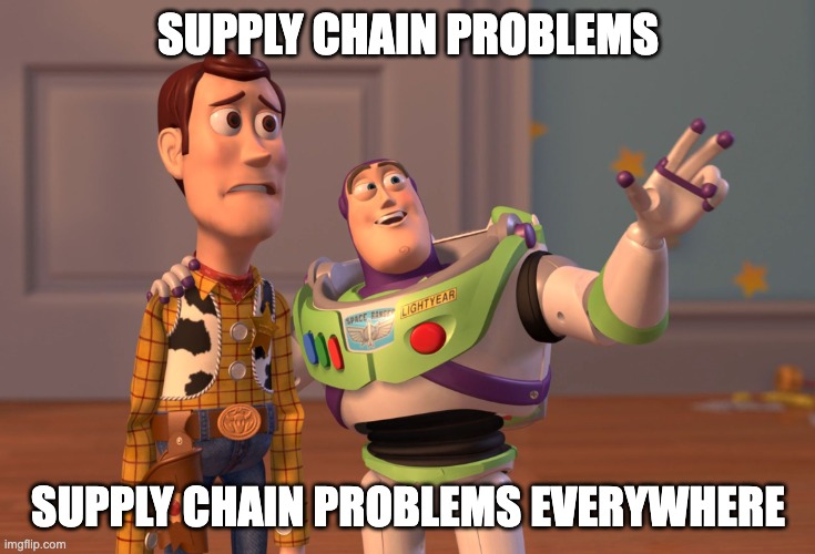 supply chain problem meme