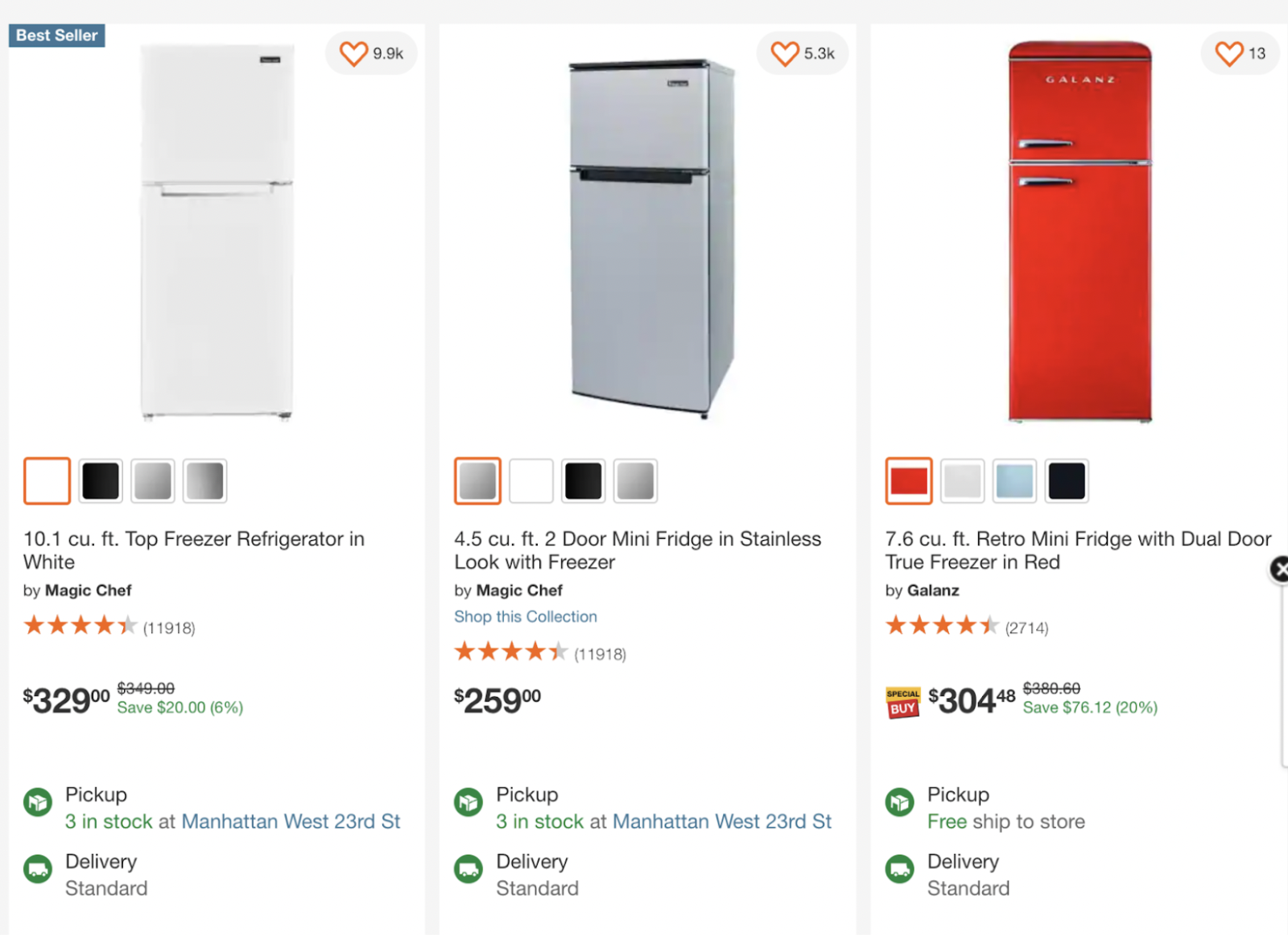 Home Depot Delivery Times on HomeDepot.com