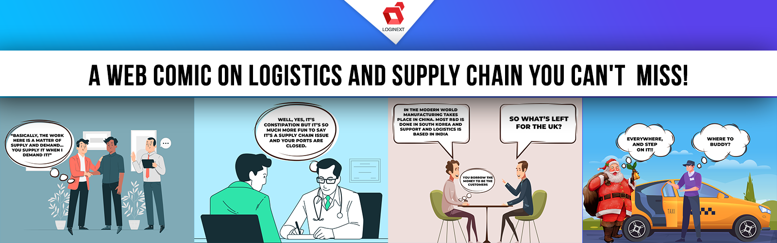 Comic Strips Reflecting Logistics and Supply Chain Activities