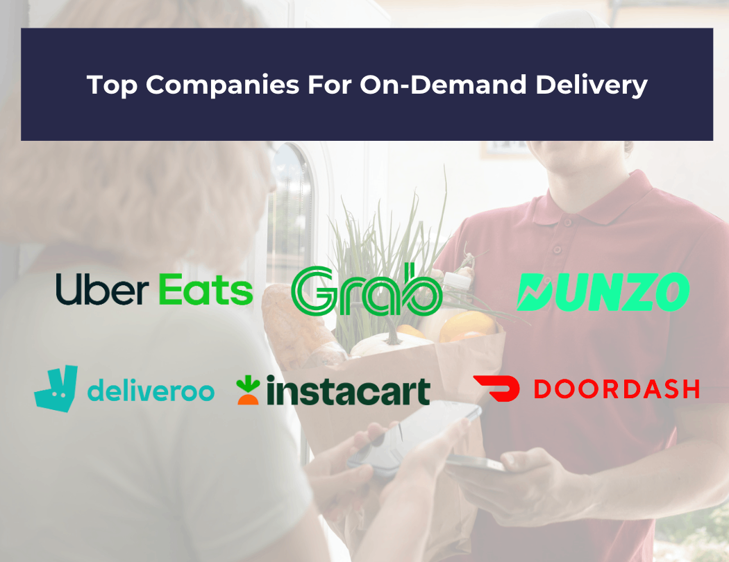 Top Companies for on demand deliveries
