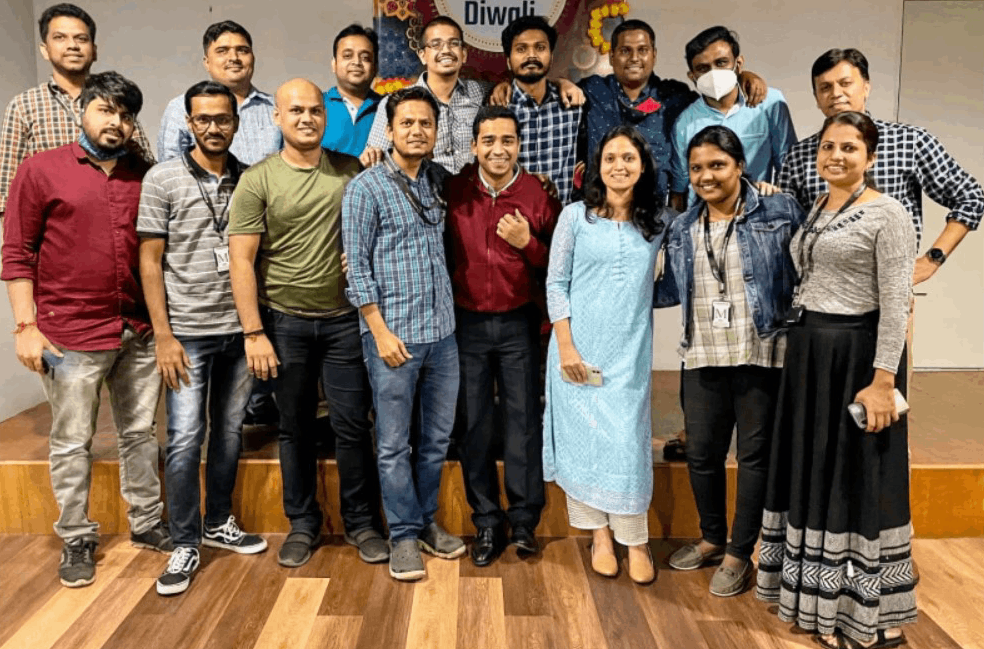 Trupti Halankar With LogiNext Team