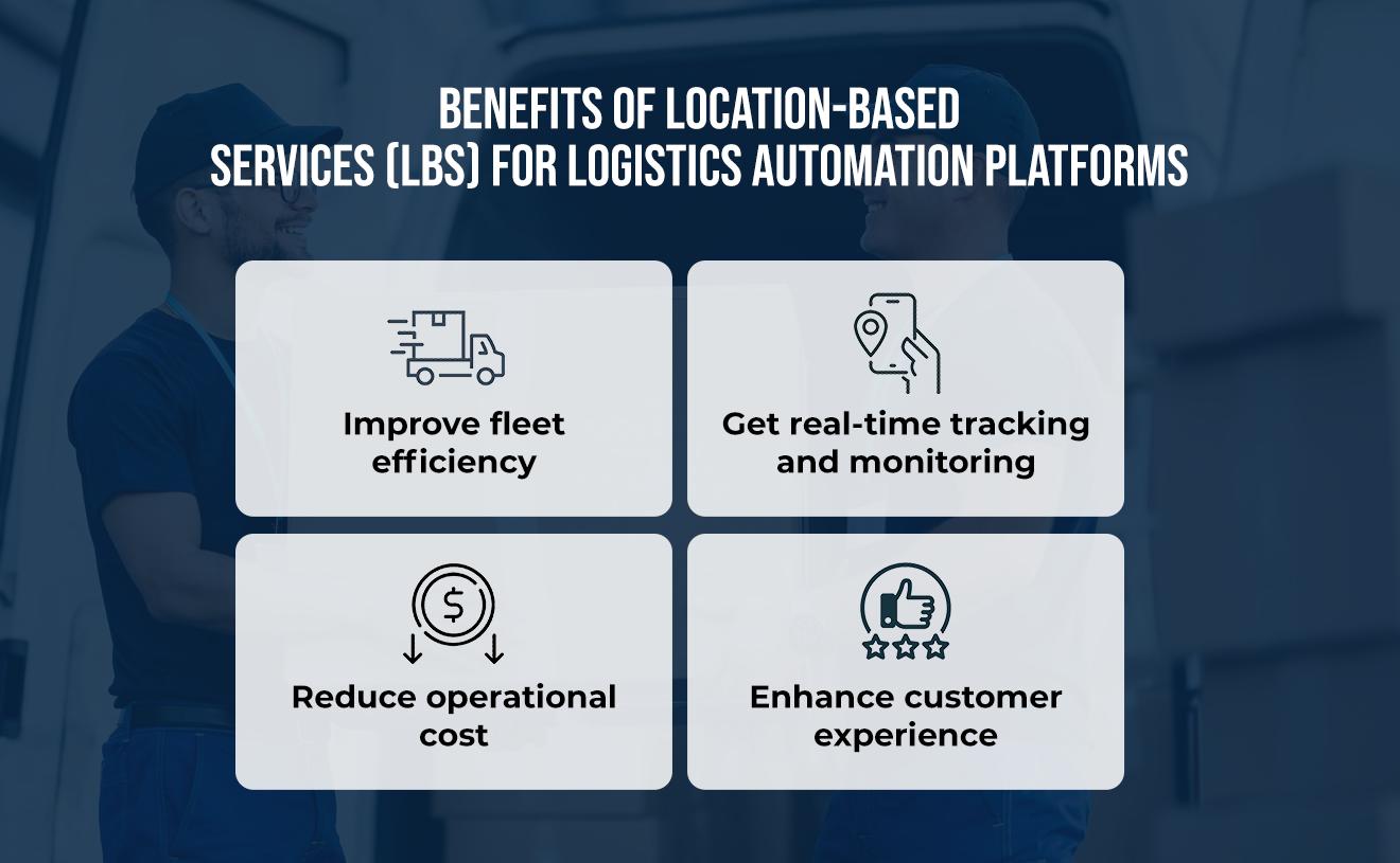 Benefits of Location-based Services LBS for Logistics Automation Platforms
