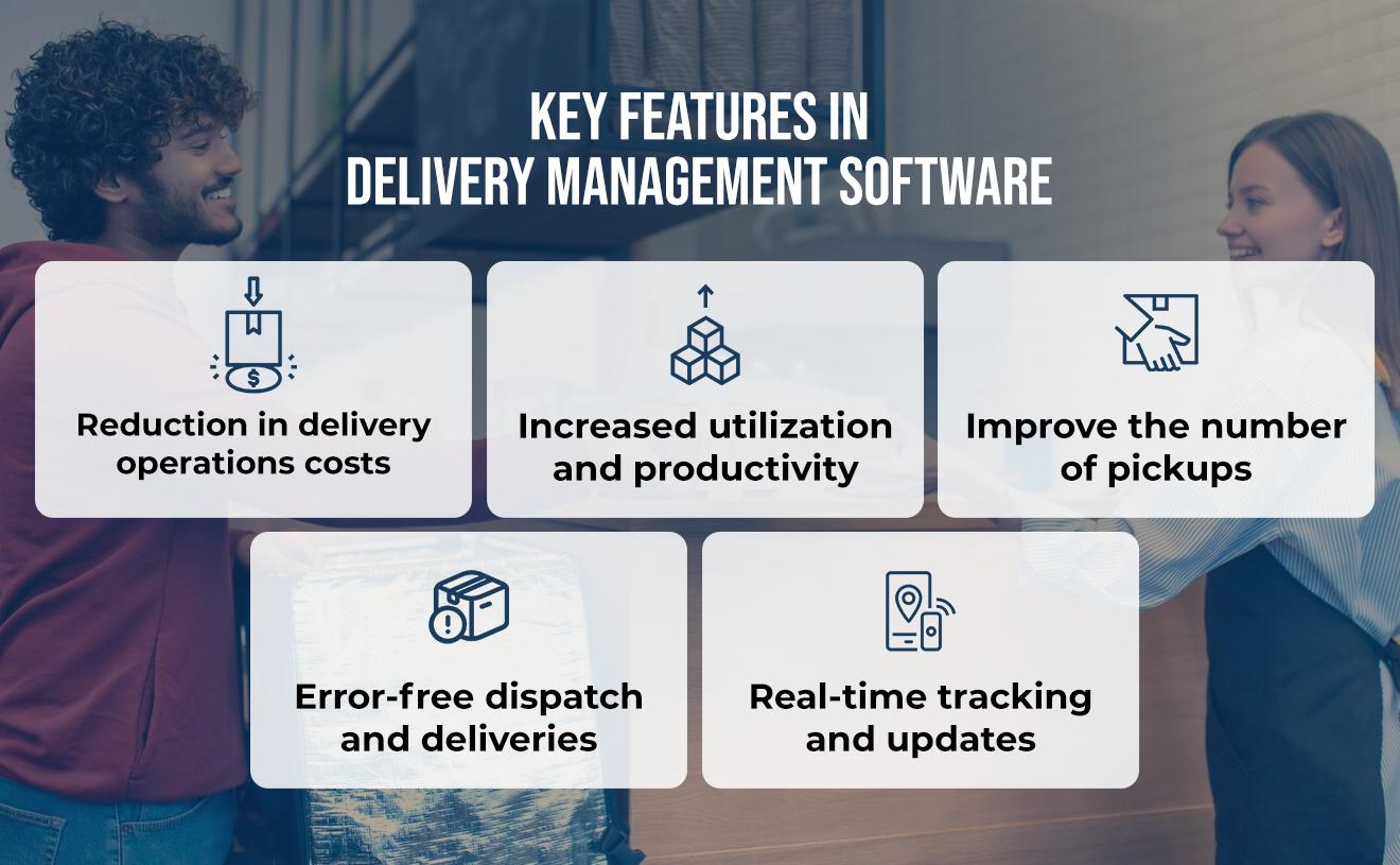 Key features in delivery management software