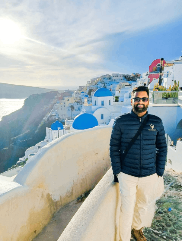 Rajesh Krishnan in Greece with Loginext