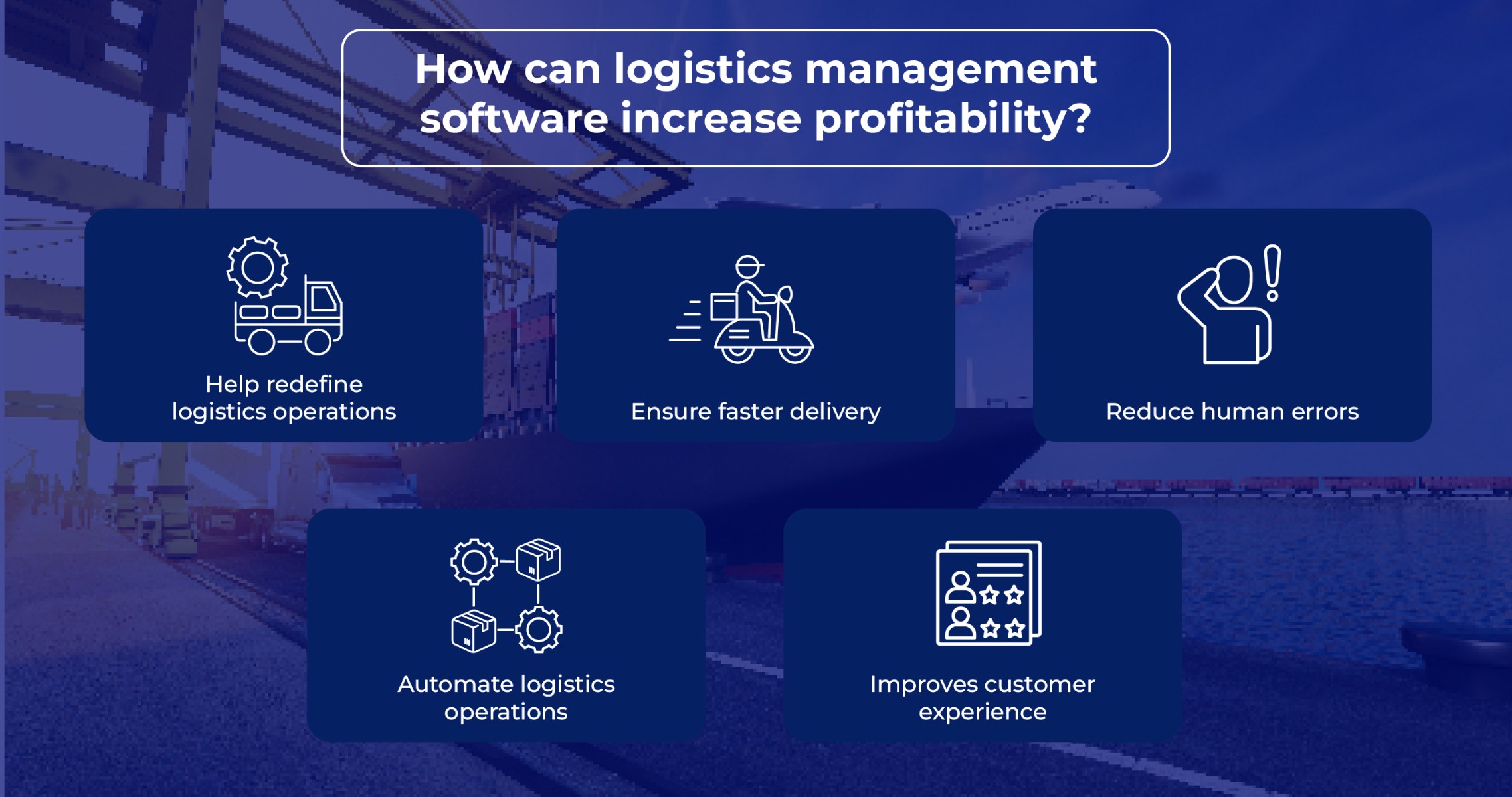 how can logistics management software improve profitability