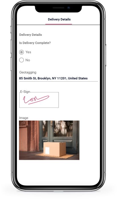 Use of ePod and eSign in modern TMS