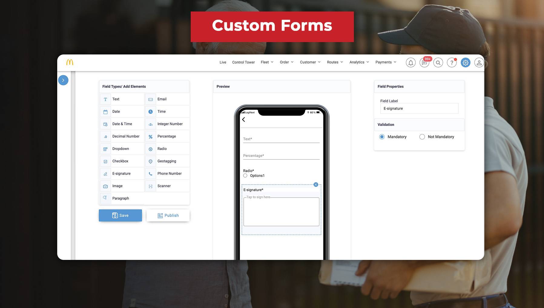 Custom Forms You Create With LogiNext