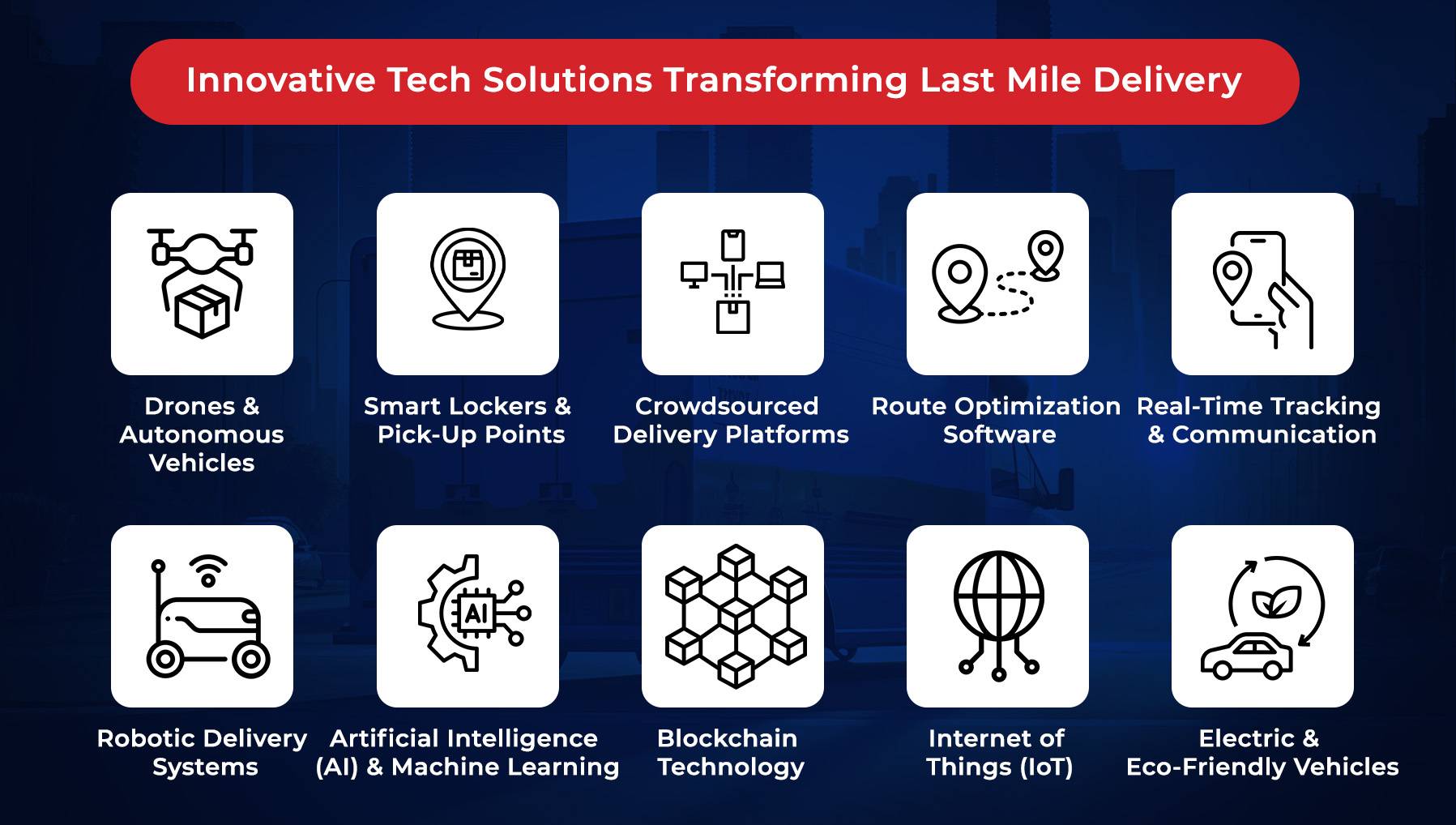Innovative tech solutions for Last Mile Delivery