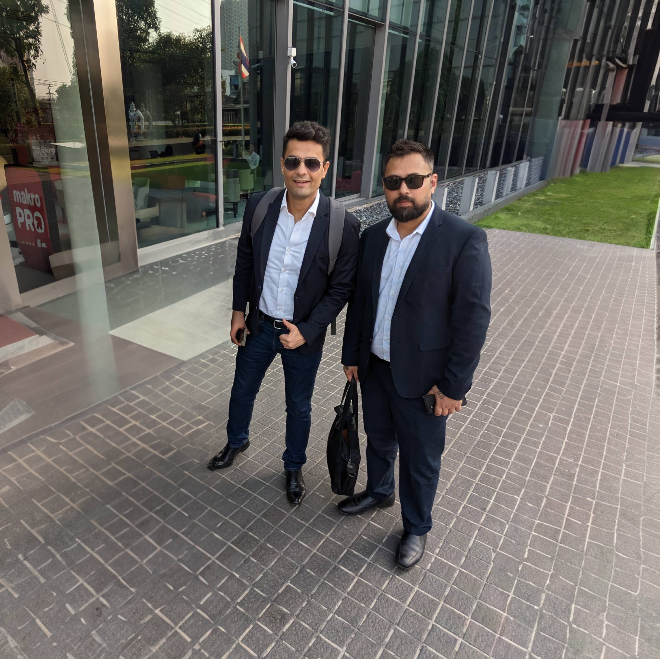 Sanket Jha and Dhaval Client Meet