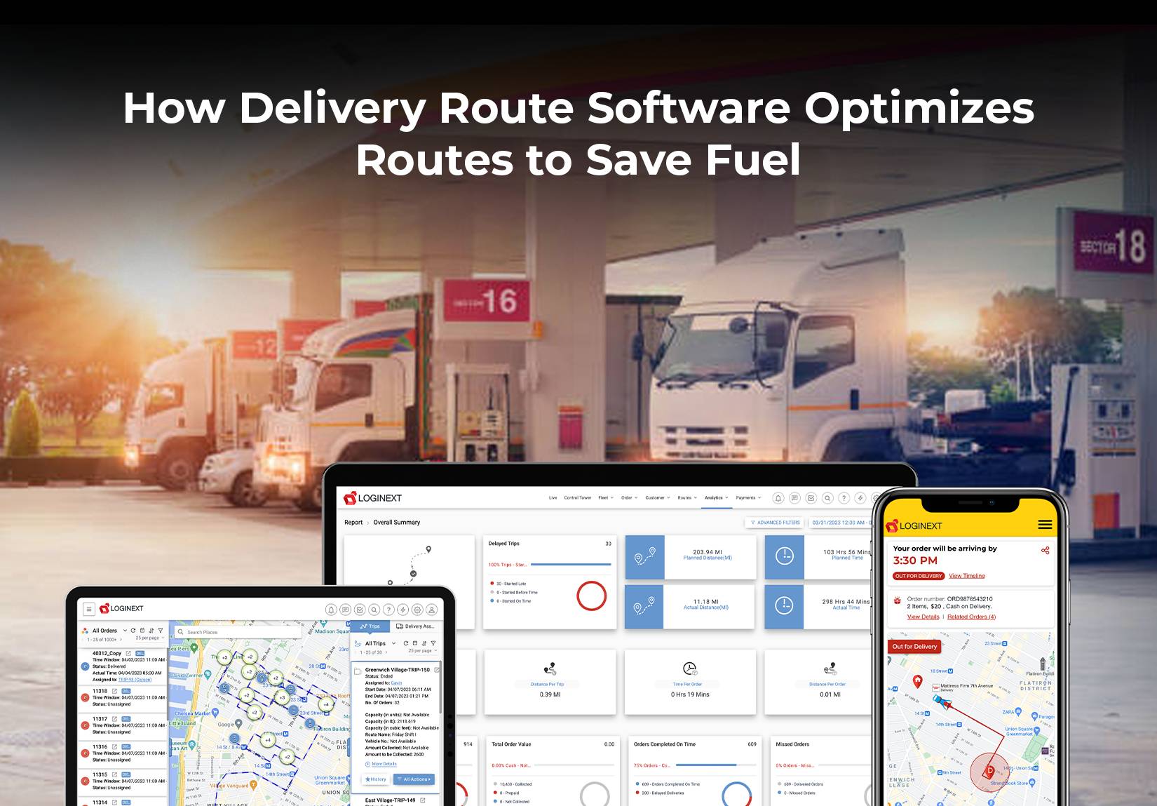 How Delivery Route Software Optimizes Routes to Save Fuel