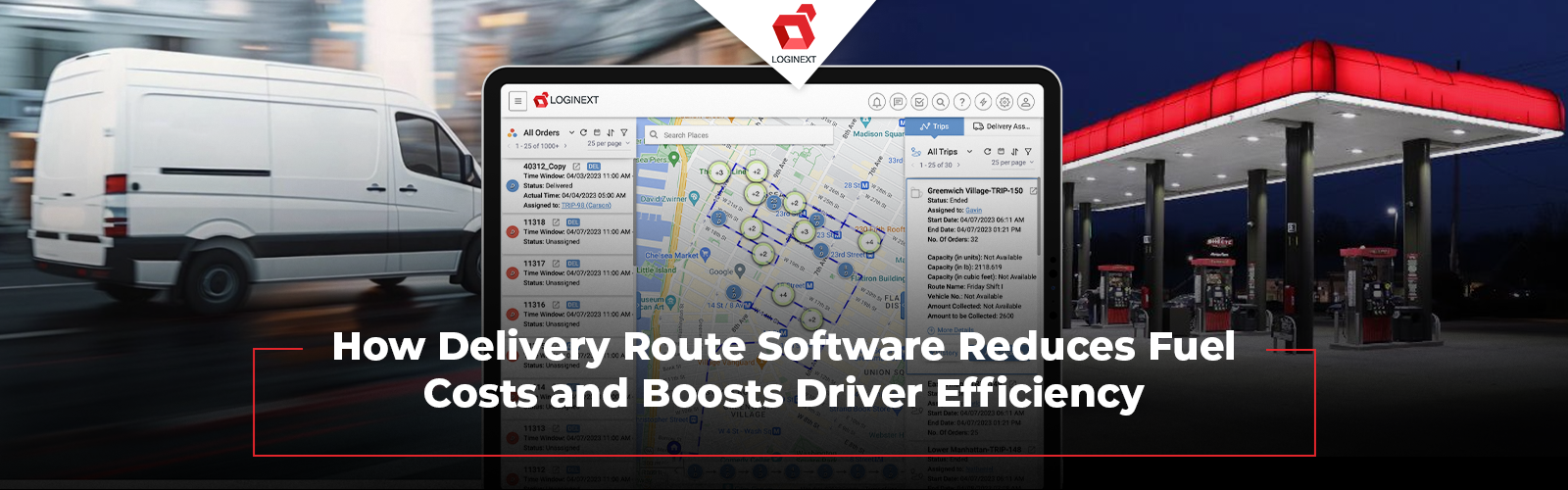 Delivery Route Software Cuts fuel, Boosts Efficiency.