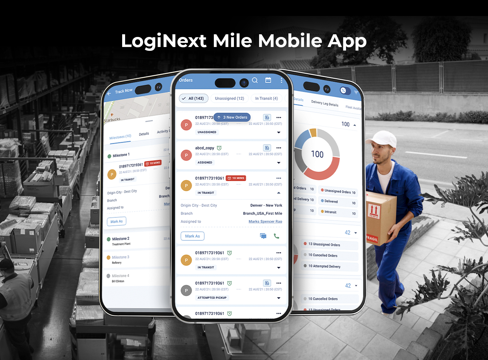 LogiNext Mile Mobile App