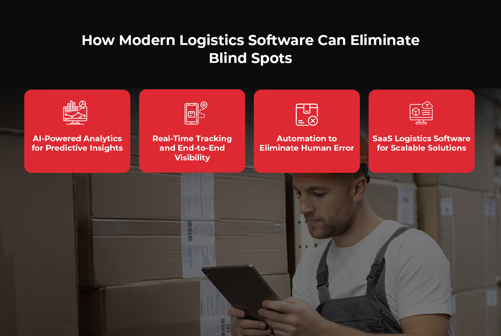 Modern Logistics Software Can Eliminate Blind Spots