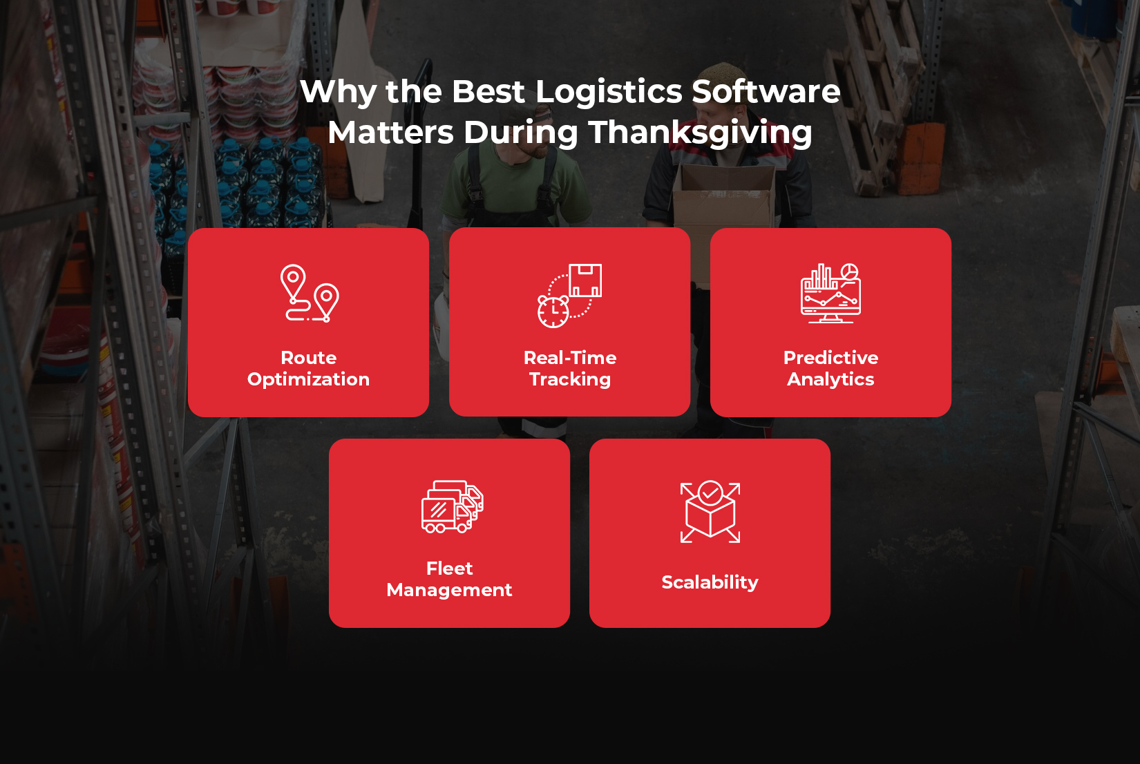 Why the Best Logistics Software Matters During Thanksgiving