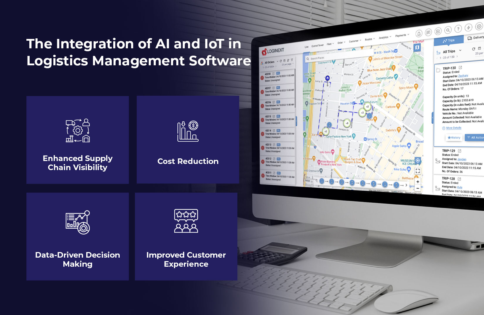 The Integration of AI and IoT in Logistics Management Software