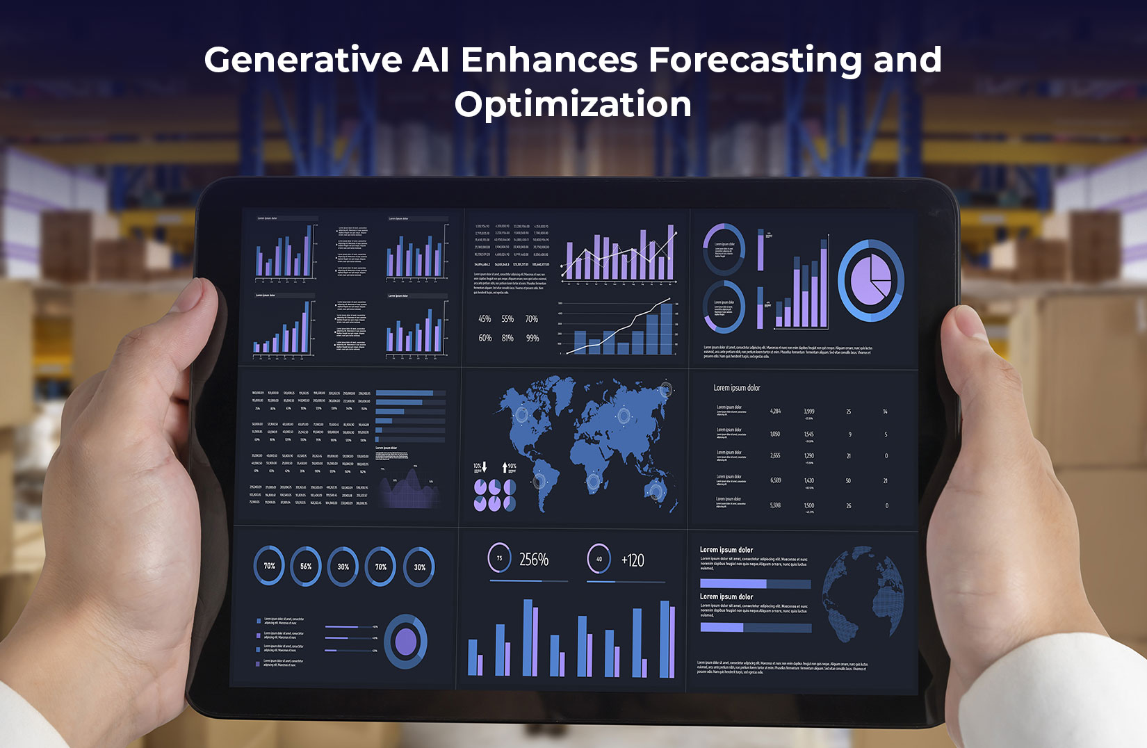 Generative AI Enhances Forecasting and Optimization